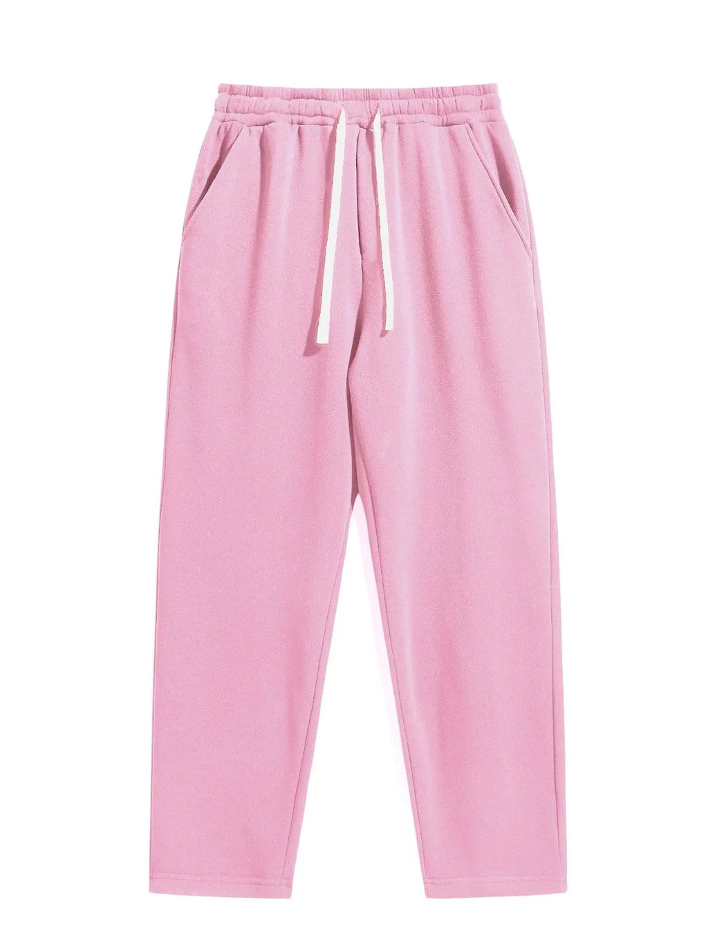 Men'S Drawstring Waist Sweatpants, Athleisure Style Regular Fit Pants with Pockets for Fall & Winter, Casual Men'S Trousers, Sports Bottoms, Casual Sporty Trousers