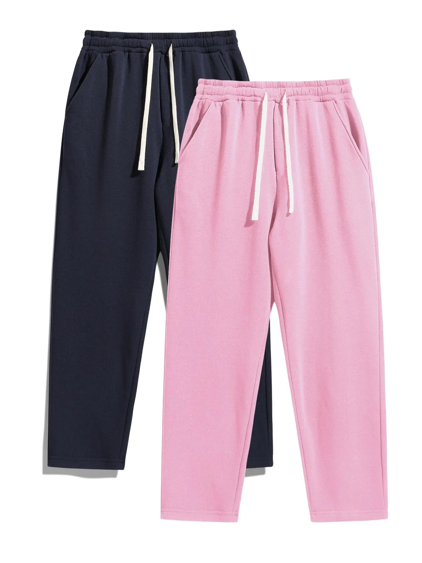 Men'S Drawstring Waist Sweatpants, Athleisure Style Regular Fit Pants with Pockets for Fall & Winter, Casual Men'S Trousers, Sports Bottoms, Casual Sporty Trousers